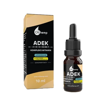 Olihemp ADEK - Liposomalny Kompleks Witamin w Oleju Konopnym