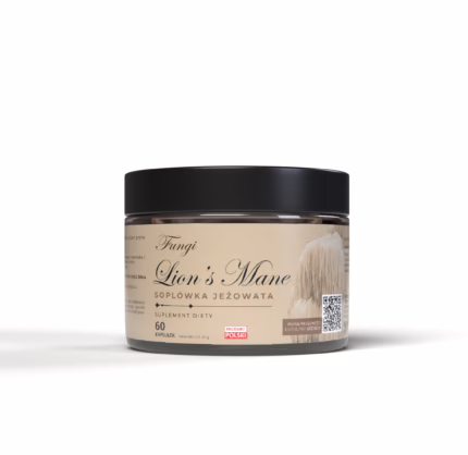 Soplówka Jeżowata Hericium erinaceus Lions mane ekstrakt z grzyba standaryzowany na zawartość hericenonów i erinacyny 2%